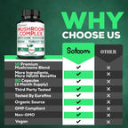 Satoomi Lions Mane Mushroom Complex - 90 Capsules - image 4