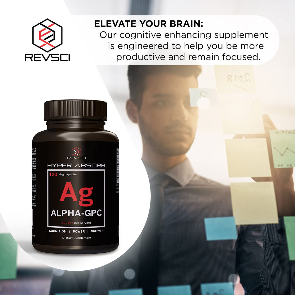 Revolution Science HGH Supplements for Men & Women - Regains Natural
