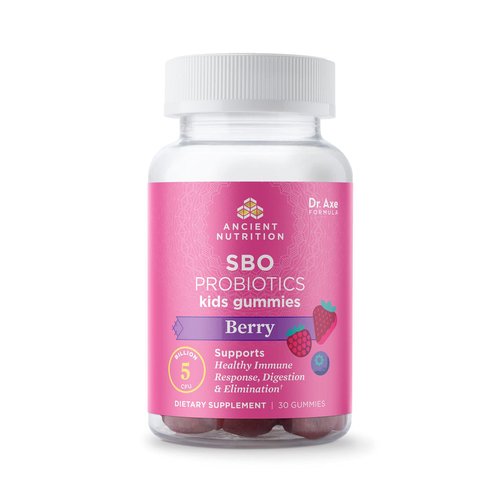 Ancient Nutrition Kid's SBO Probiotics Gummies Berry - 30 Gummies