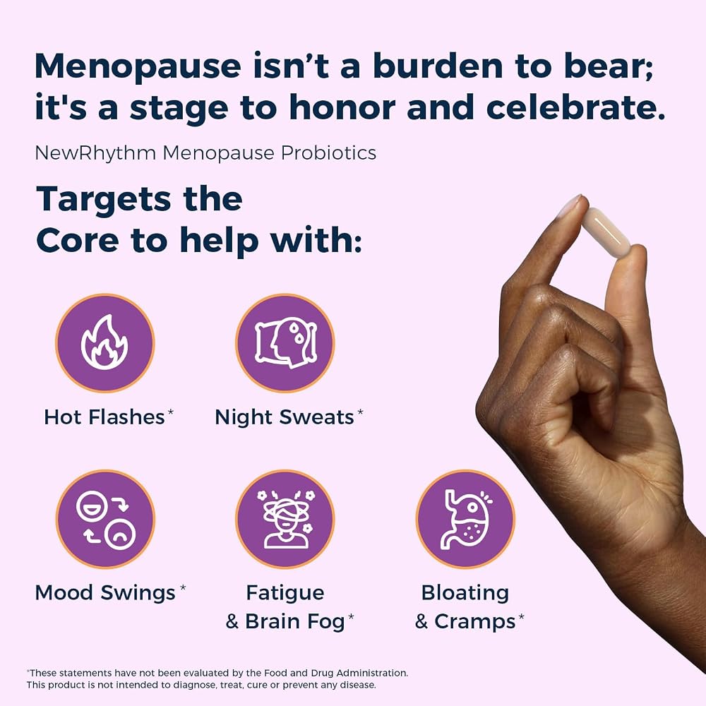 NewRhythm Menopause Probiotics for Women - 30 Capsules - image 4