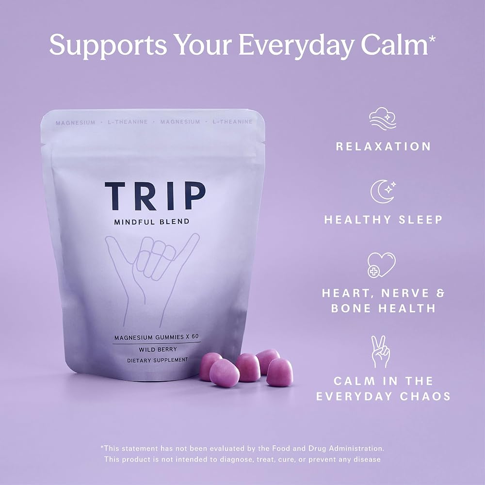 TRIP Gummies with 2000mg Lion’s Mane Mushrooms Extract Per Serving