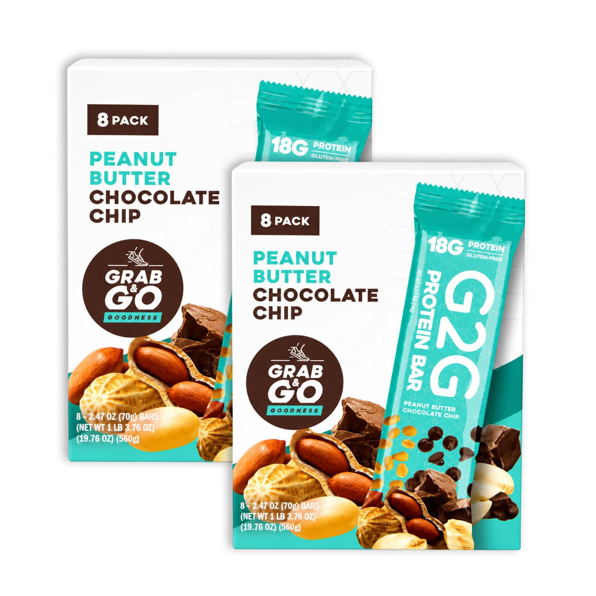 G2G Protein Bar, Peanut Butter Chocolate Chip Parent
