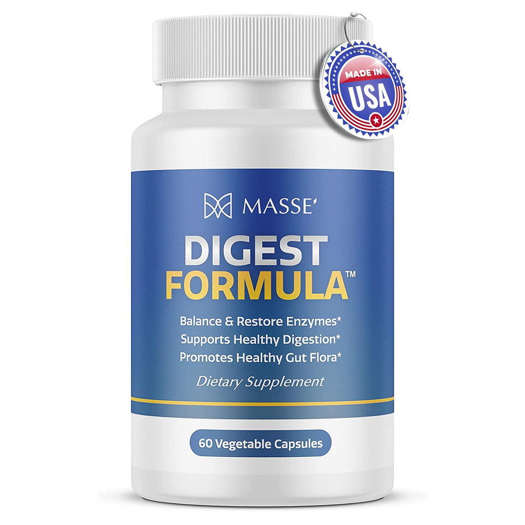 MASSE' Digest Formula Enzyme Boost Capsules - 60 Count