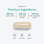 Vitanica CandidaStat, Detox Support with Caprylic Acid, Vegan