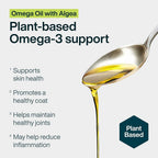 JustFoodForDogs Omega 3 Algae Oil for Dogs - 8 oz - image 2