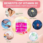 NEWOLITE Vitamin B1 Thiamine 500mg Gummies - 60 Count - image 3