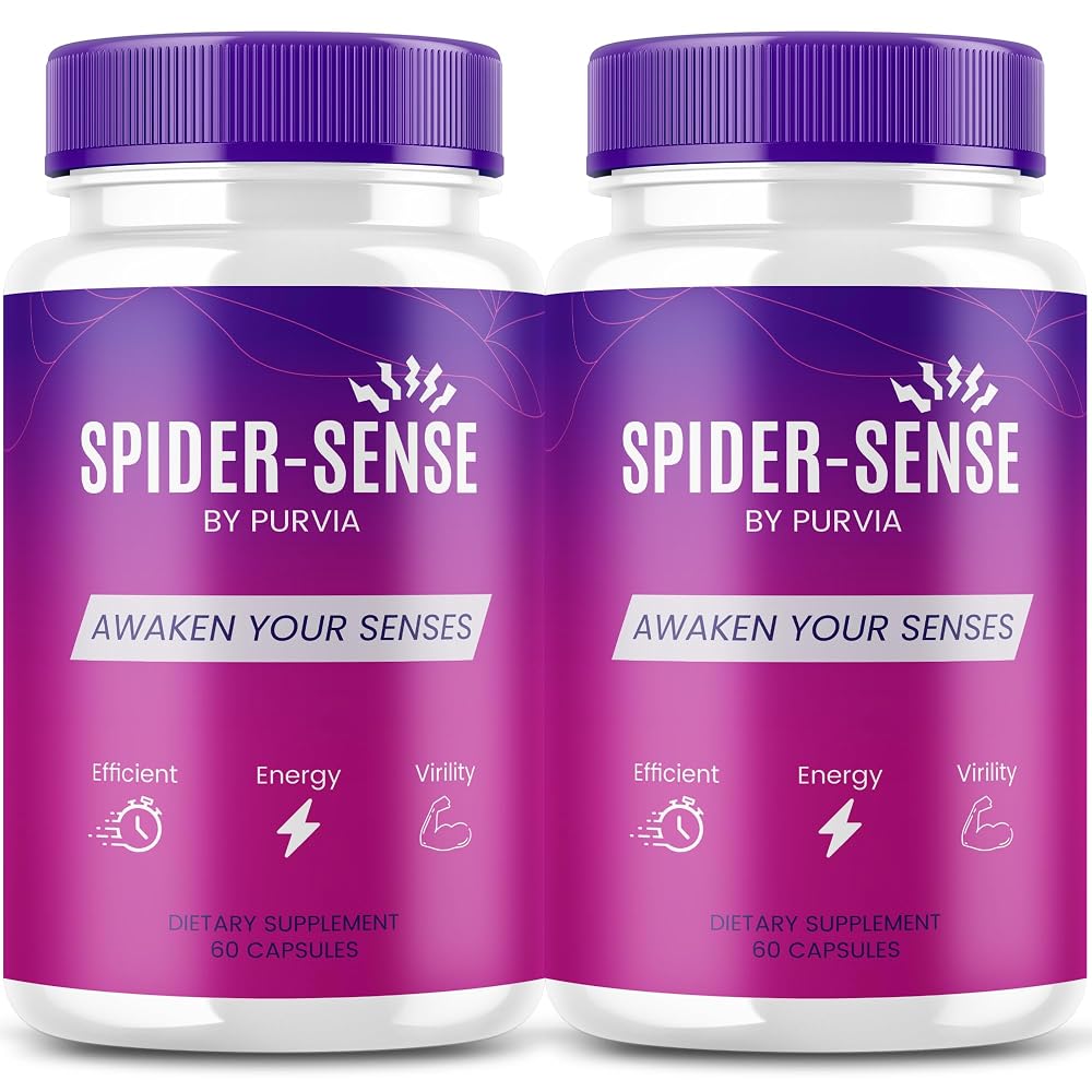 Purvia Spider Sense Pills Advanced Strength Formula - 120 Capsules