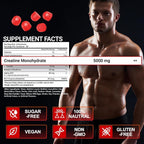 EDUDYF Creatine Monohydrate Gummies 5000mg - 120 Gummies - image 2