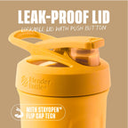 BlenderBottle Sport Flip Stainless Steel Shaker Bottle