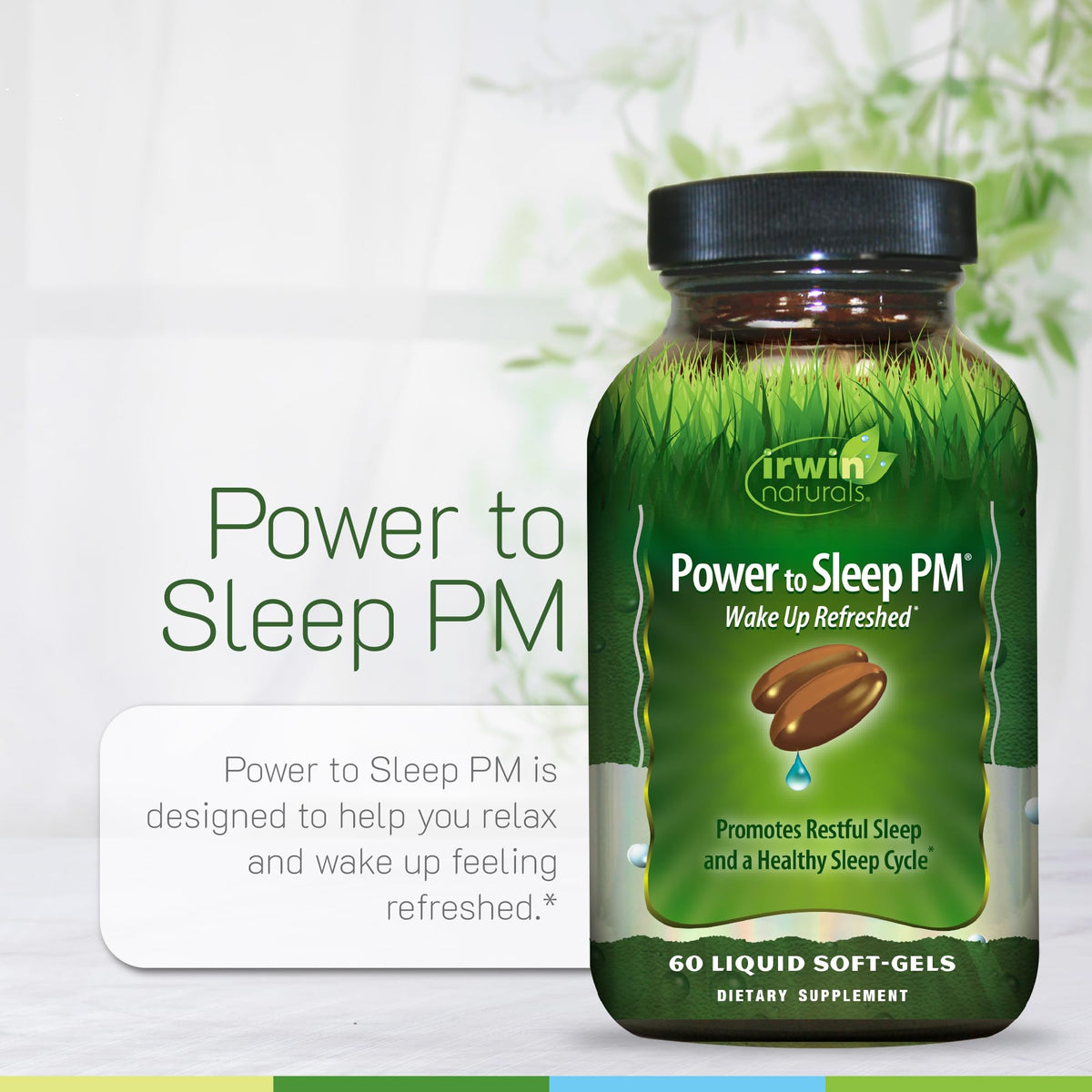 Irwin Naturals Power to Sleep PM Sleep Aid with Melatonin - 120 Softgels - image 5