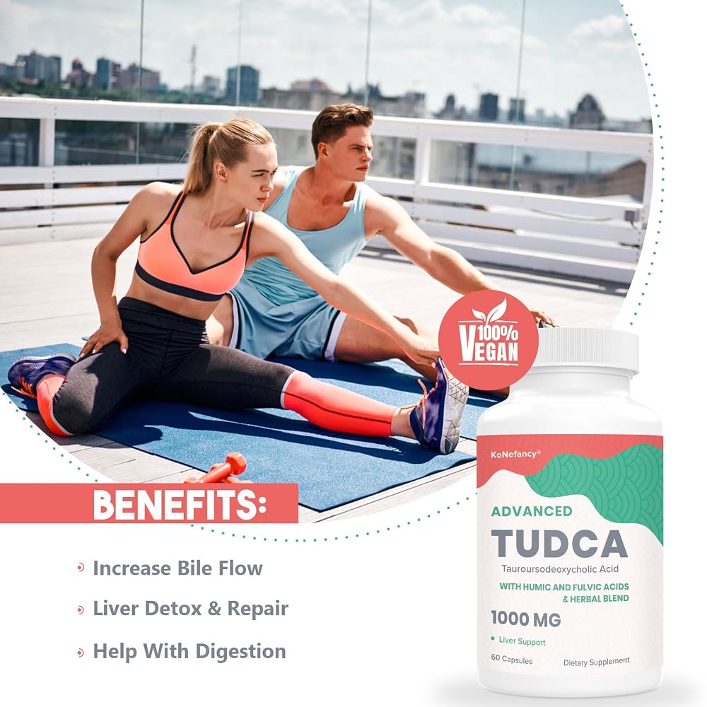 KoNefancy TUDCA Bile Salts with Milk Thistle Liver Supplements - image 4