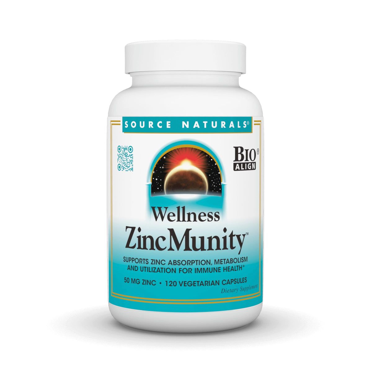 Source Naturals Wellness ZincMunity 50 mg Bio-Aligned Zinc