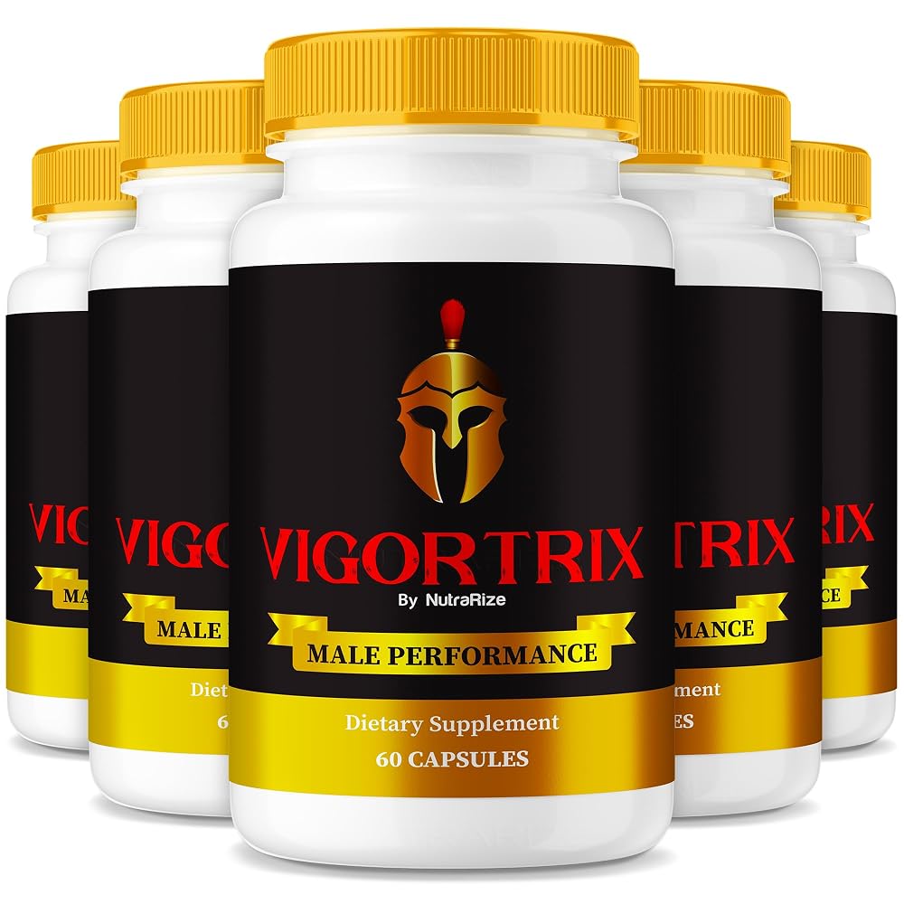 NutraRize Vigortrix Supplement for Men Energy & Stamina - 300 Capsules