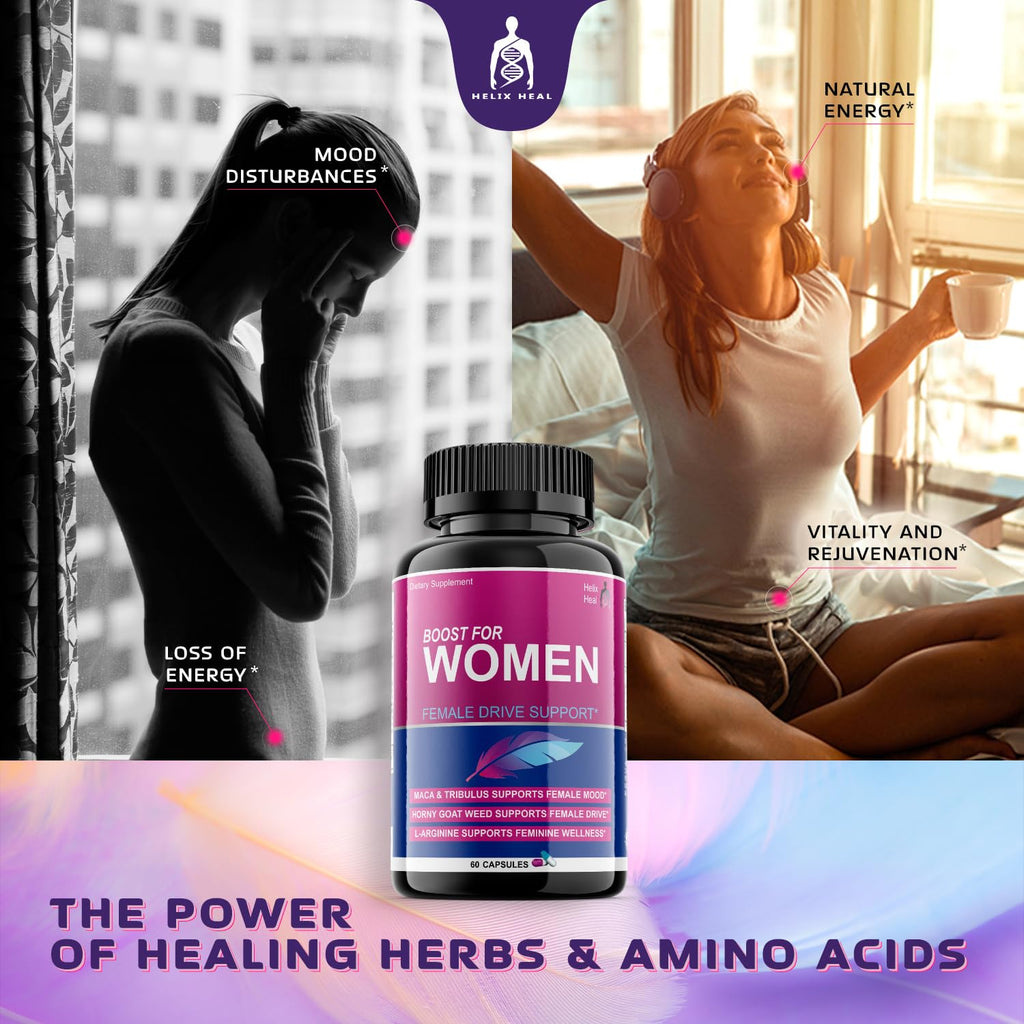 Helix Heal Libido Booster for Women - 60 Capsules - image 4