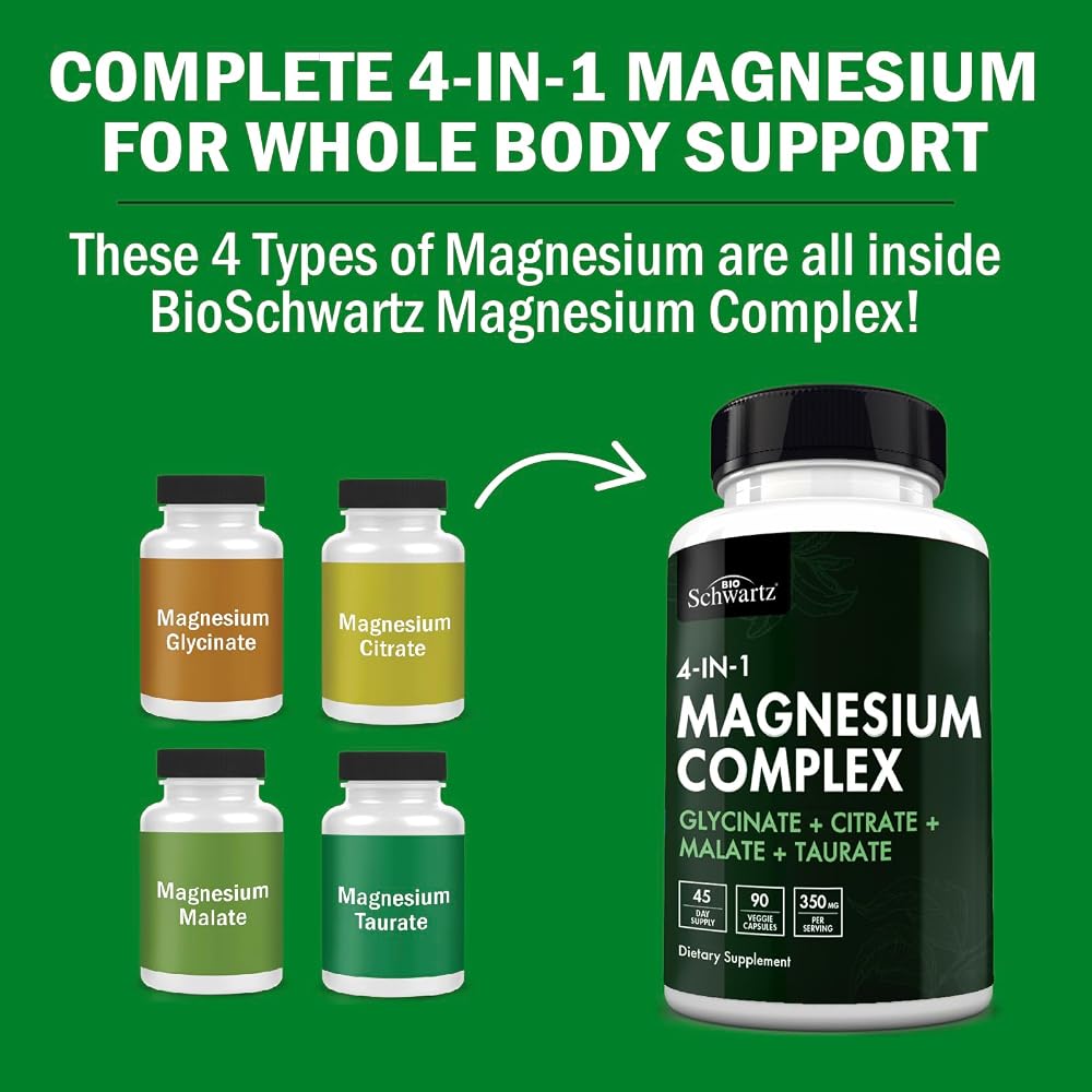 BioSchwartz Magnesium Complex 350mg - 90 Capsules - image 5