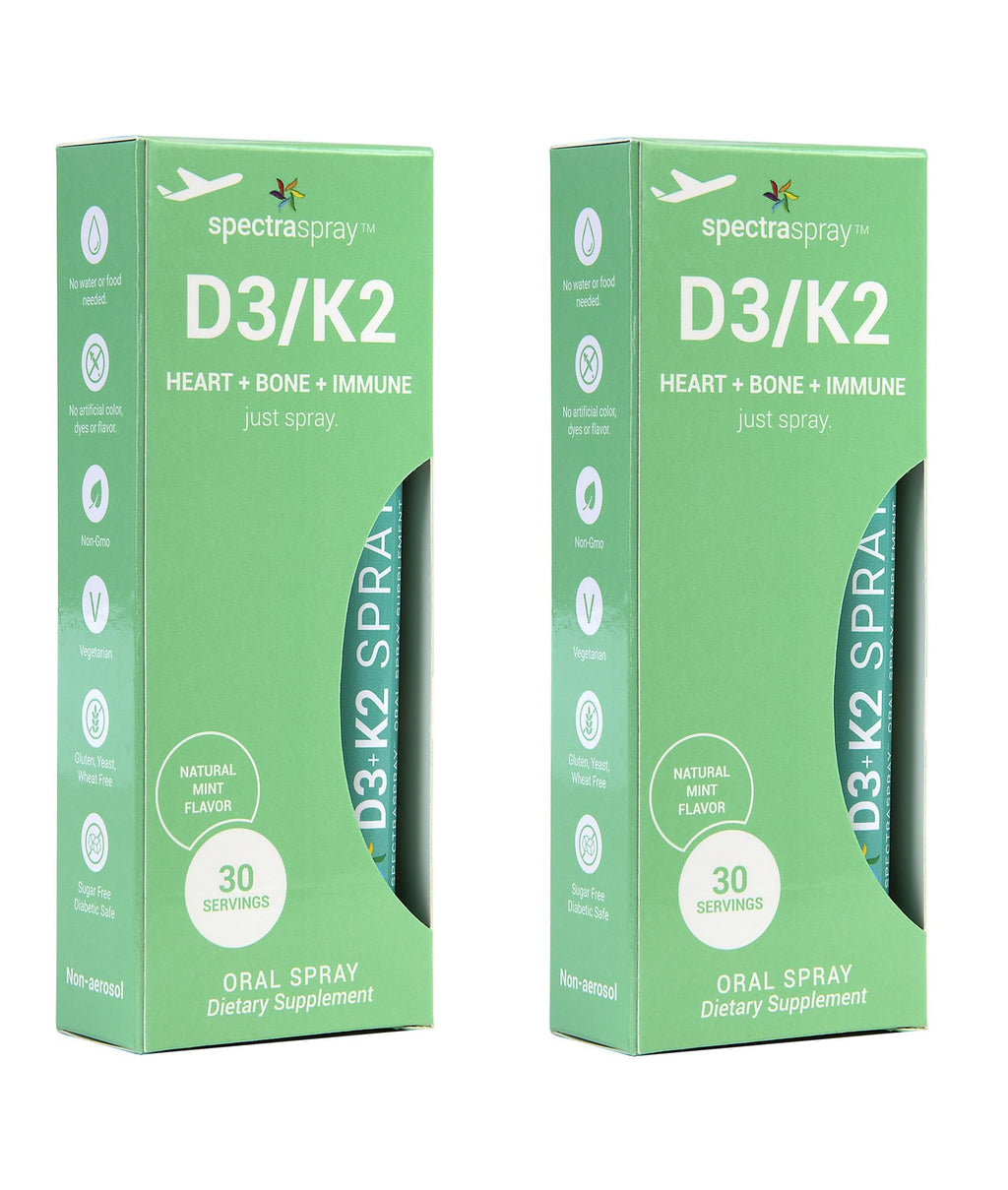 Spectraspray Vitamin D3 + K2 Oral Spray - 60 Day Supply