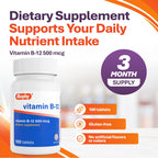 Rugby Vitamin B12 500 mcg Tablets - 100 Count - image 4