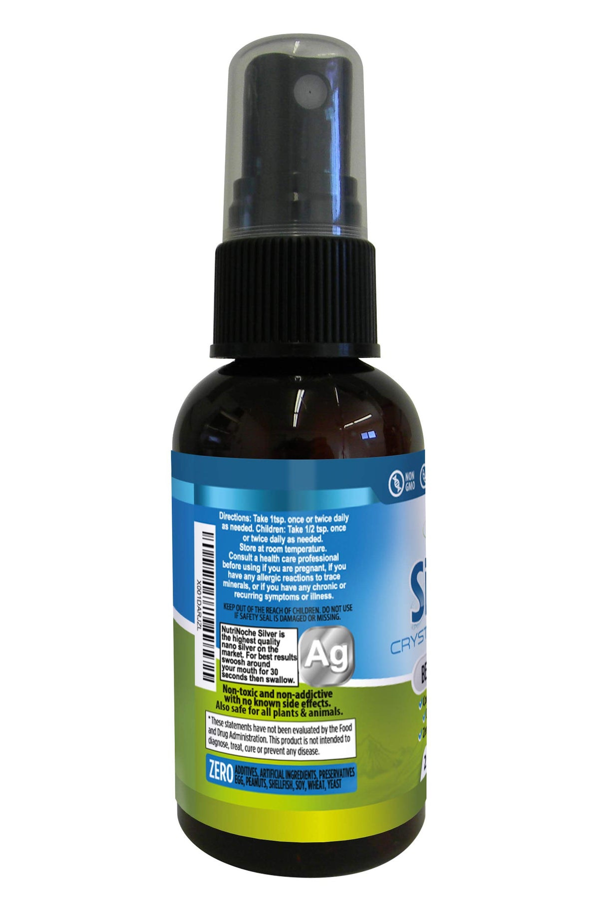 Nutrinoche Colloidal Silver - 30 PPM - Colloidal Silver Liquid