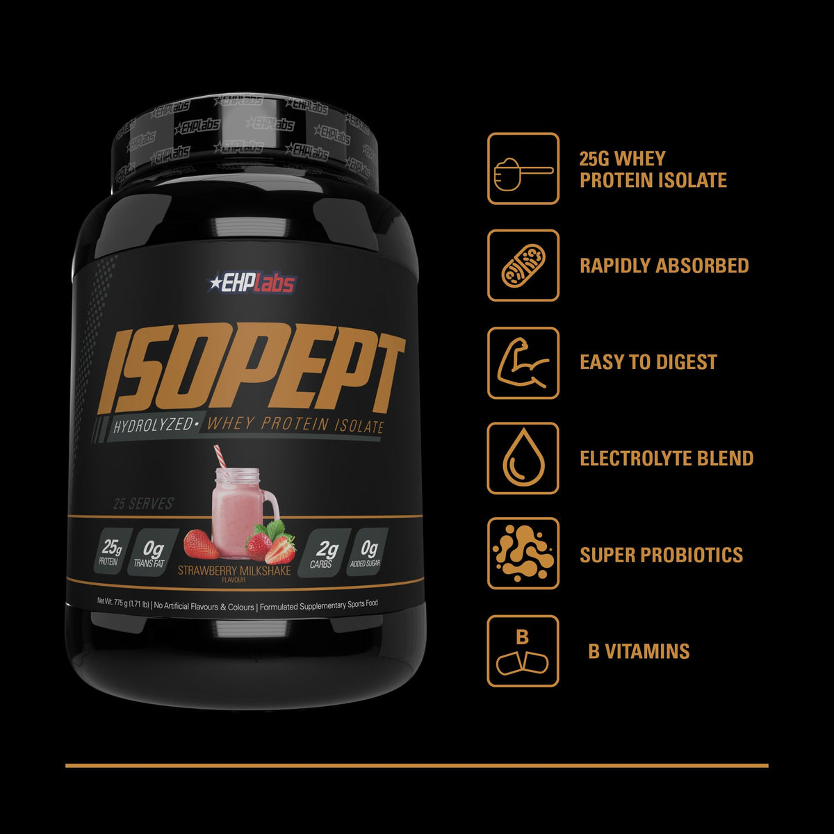EHP Labs IsoPept Hydrolyzed Parent