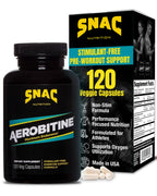 SNAC Aerobitine Pre-Workout Supplement for Endurance - 120 Vegetarian Capsules