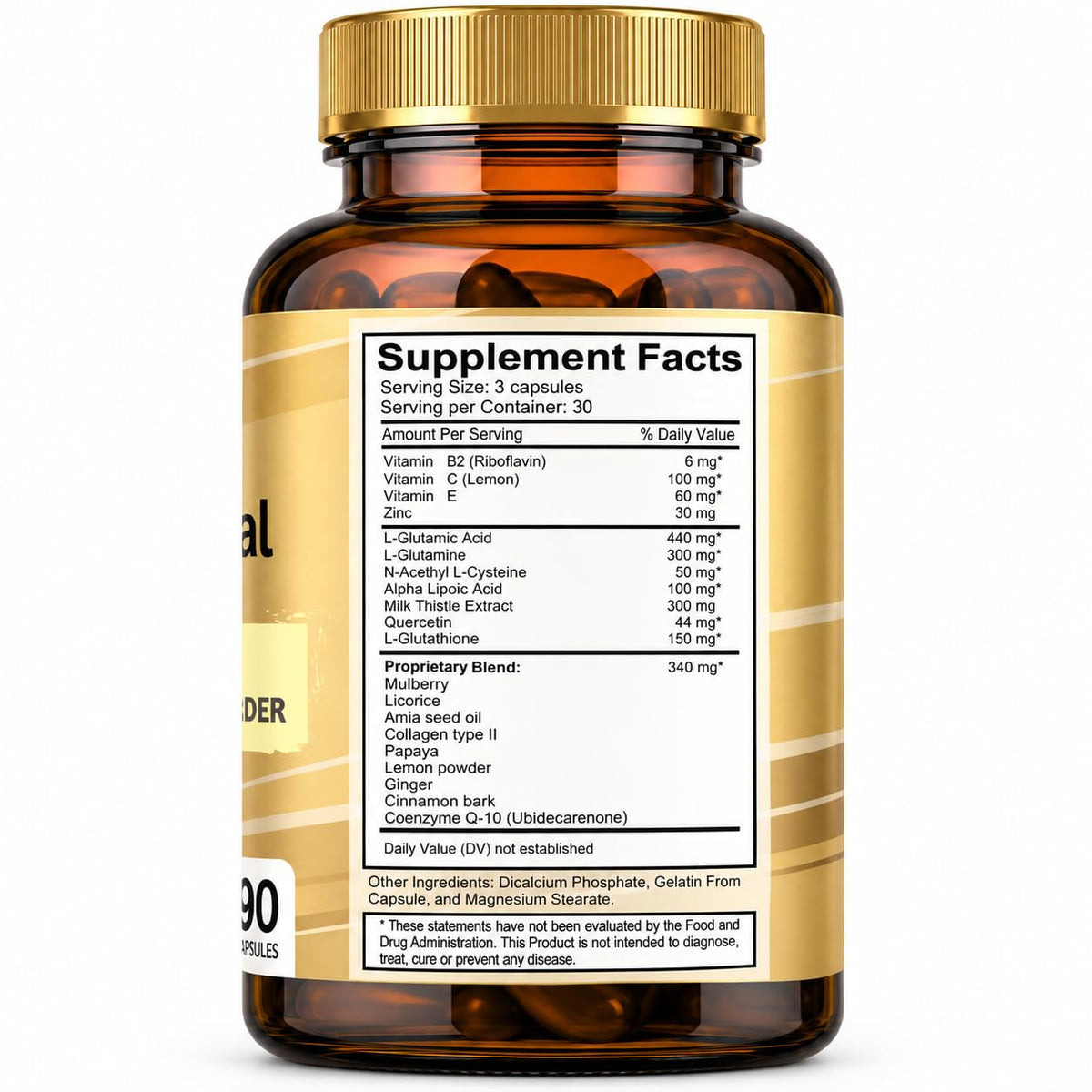 VITAMISAN Glutathione Liposomal with NAC & Milk Thistle - 90 Capsules - image 2