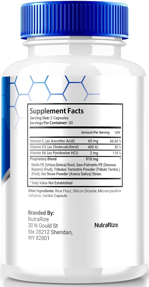 NutraRize Prosta Clear All Natural Prostate Support - 180 Capsules - image 2