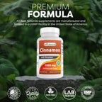 Best Naturals Cinnamon 2000 mg with Chromium Capsules - 180 Count - image 5