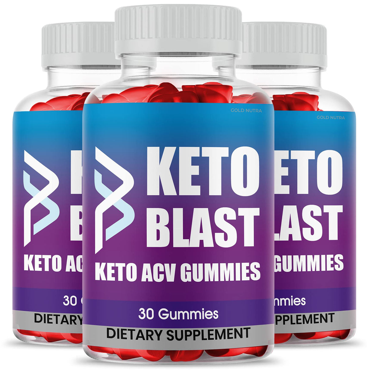 Gold Nutra Keto Blast Gummies Maximum Strength - 3 Pack