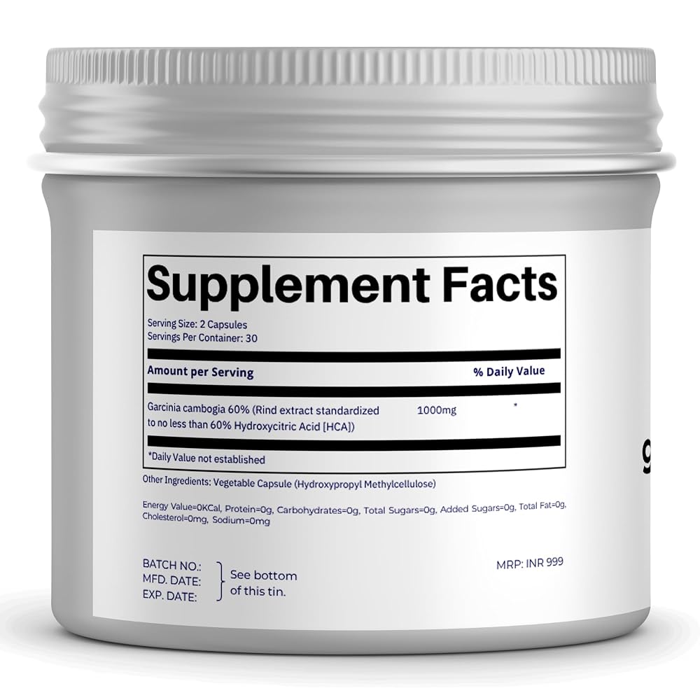 FOLIUS LABS Garcinia Cambogia Extract 500mg - 60 Capsules - image 2