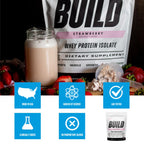 Outwork Nutrition Build Whey Protein Isolate Powder - Low Lactose