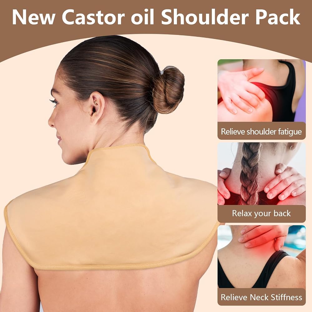 YHOVID 13 Pcs Castor Oil Pack Wrap - image 4