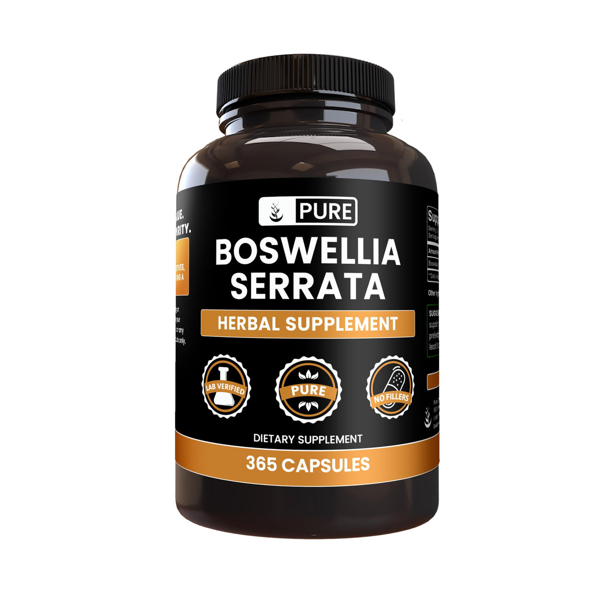 PURE ORIGINAL INGREDIENTS Boswellia Serrata - 365 Capsules