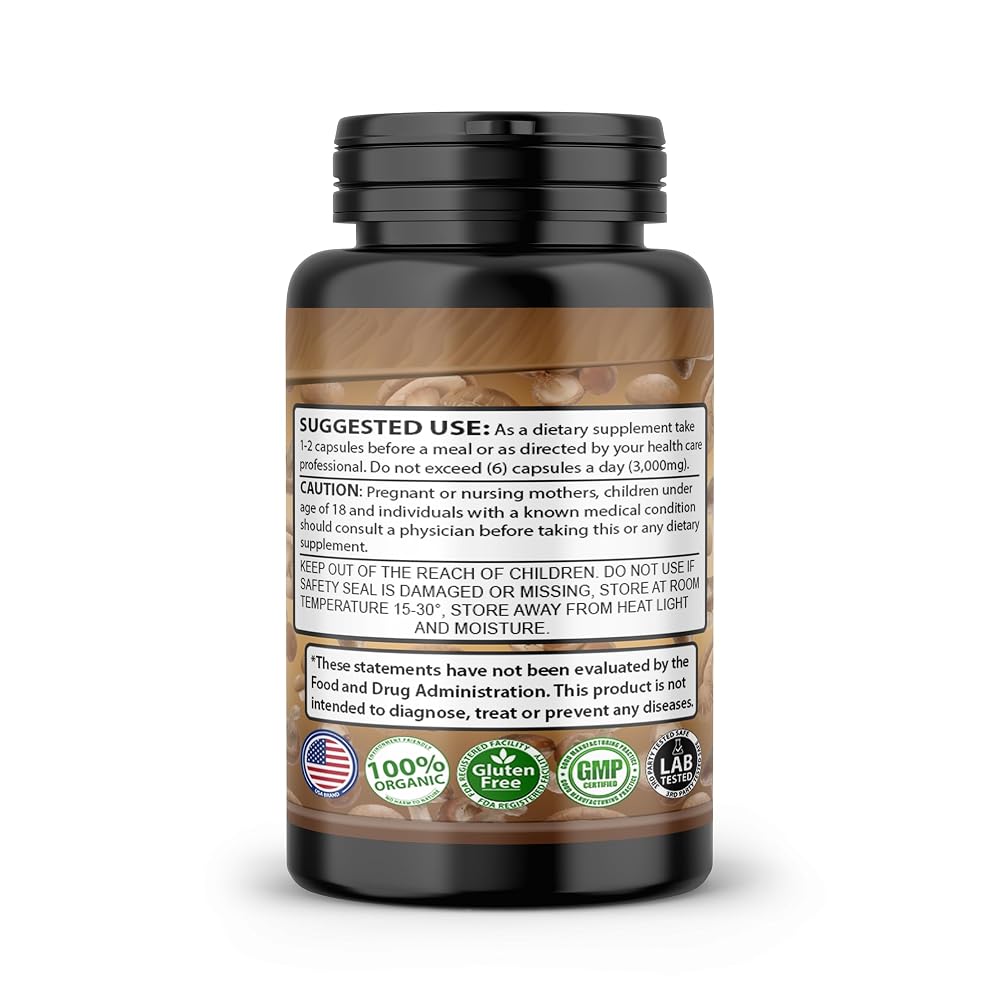 SMSHEALTHPRODUCTS.com Shiitake Mushroom Extract - 60 Capsules - image 3