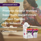 Youngevity SaXi Super Juice Plus Collagen Blackcurrant Drink Mix - Stick - image 4