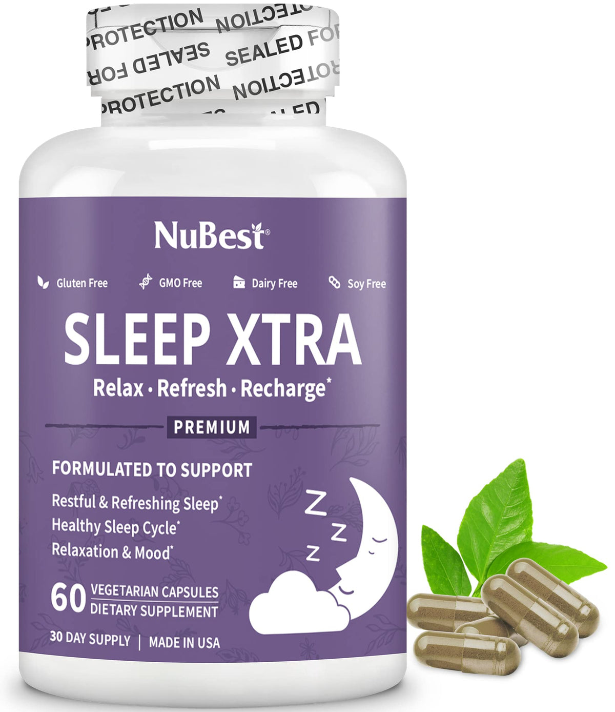 NuBest Sleep Xtra Supports Healthy Sleep for Adults - Vitamin B6