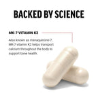 Force Factor MK-7 Vitamin K2 100mcg Bone Support - 60 Capsules - image 3