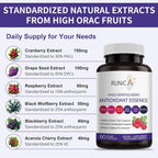 RUNICA 6X 6-in-1 Mixed Berry & Cherry Antioxidant Supplement