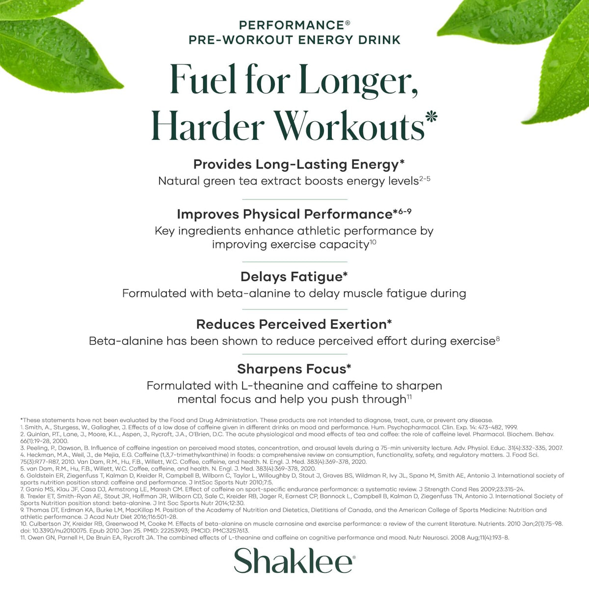 Shaklee Performance Pre-Workout Energy Drink - 30 Stick Packs - image 4