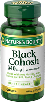 Nature's Bounty Black Cohosh Root 540 mg - 100 Capsules