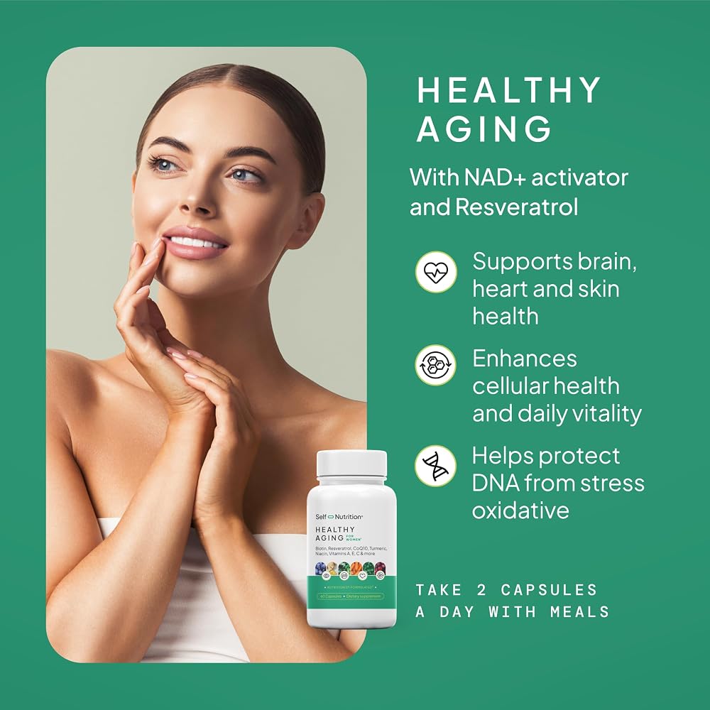SELF NUTRITION Womens Multivitamin and Anti Aging Supplement for Women