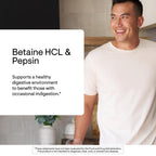 THORNE Betaine HCL & Pepsin Digestive Enzyme - 225 Capsules - image 3