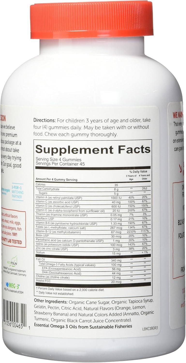 SmartyPants Kids Complete Multivitamin - 180 Gummies - image 2