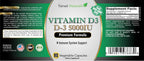 Tarsal Naturals Vitamin D3 5000 IU Capsules - 90 Capsules - image 4