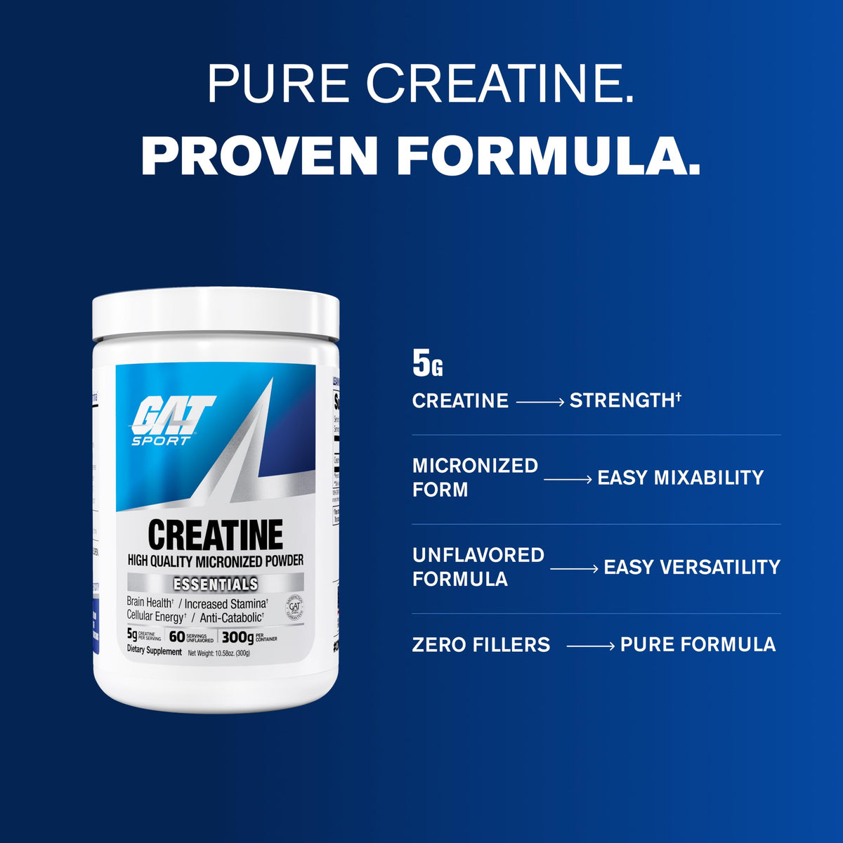 GAT SPORT Creatine Monohydrate Powder - 60 Servings - image 6