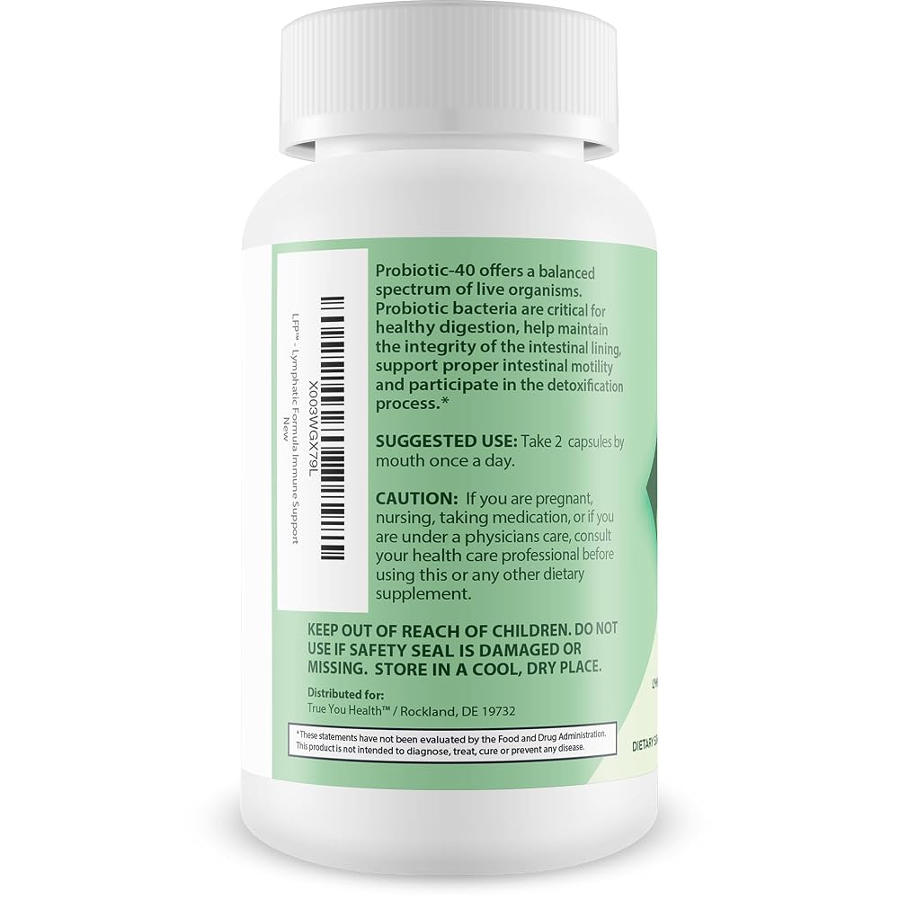 True You Health Lymphatic Formula Pro 2000 Immune Support - 1 Count - image 3