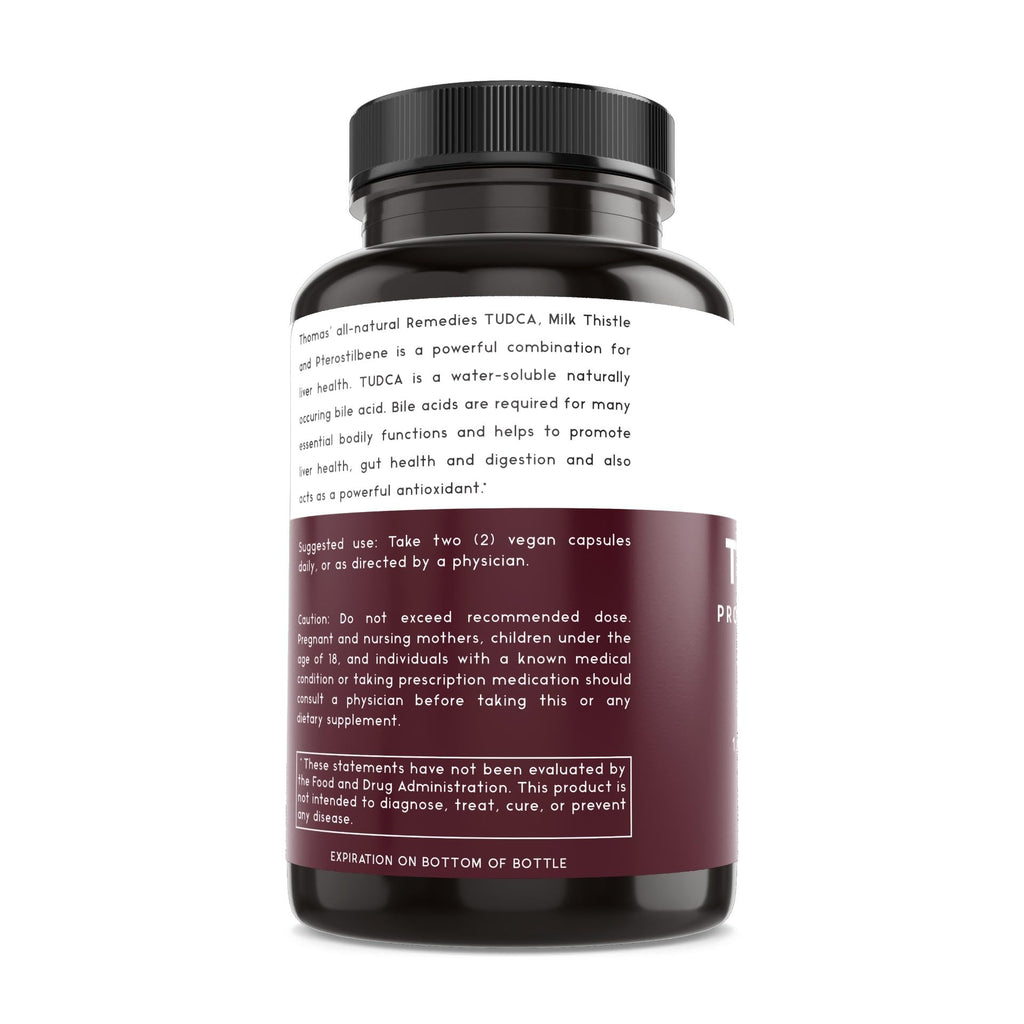 Thomas' All-Natural Remedies TUDCA Liver & Gallbladder Support - 60 Capsules - image 6