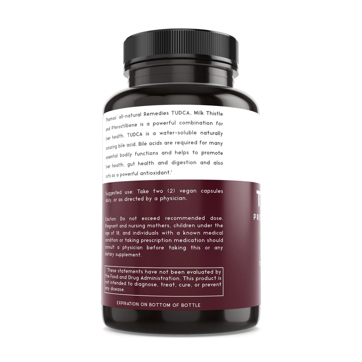 Thomas' All-Natural Remedies TUDCA Liver & Gallbladder Support - 60 Capsules - image 6