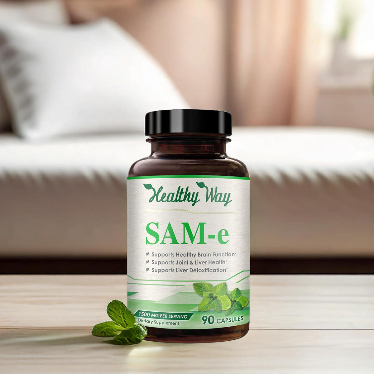 HealthyWayRx SAM-e 1500mg Supplement - 90 Capsules - image 7
