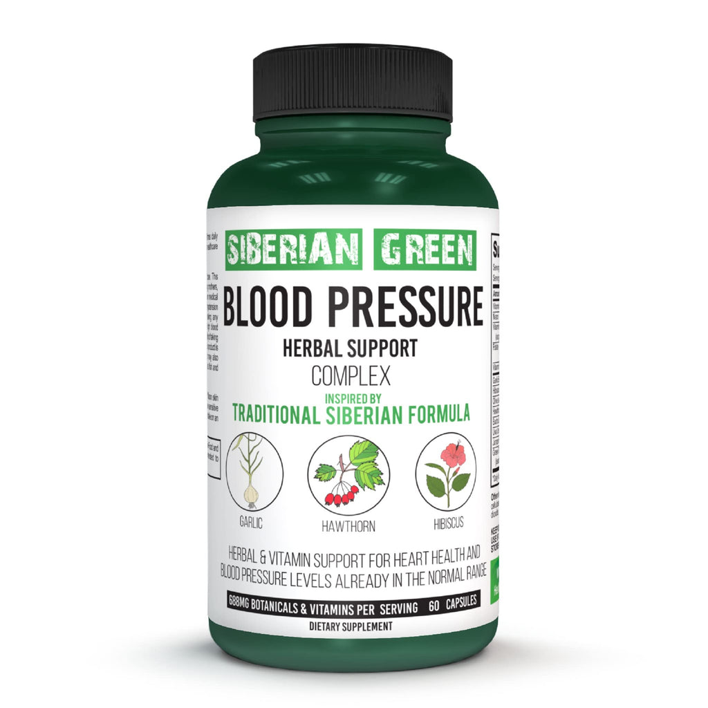 Siberian Green Blood Cardio Pressure Herbal Support - 60 Capsules - image 2