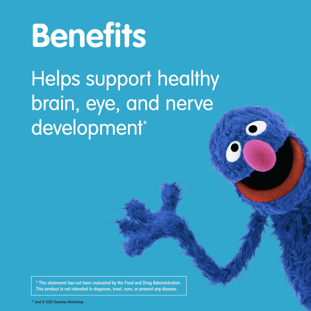 Webber Naturals Sesame Street Omega-3 Fish Oil Gummies - 120 Gummies - image 5